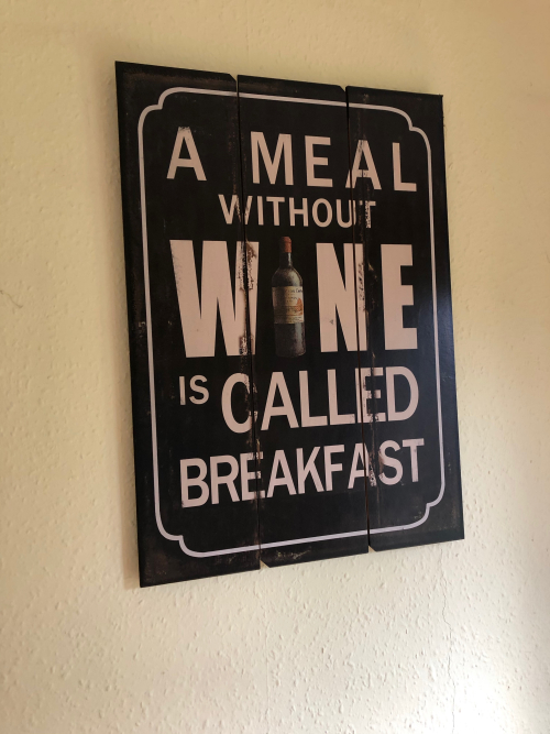 Wine for breakfast - 1